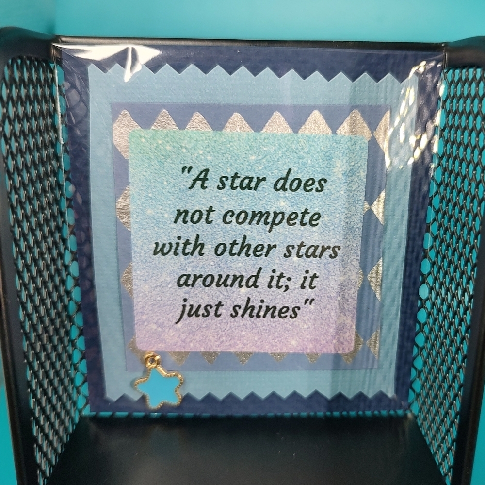 Handmade Inspirational Quotes with Charm! Nursing Home Crafts! Star
